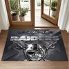 Las Vegas Raiders Design Crystal Velvet Rug Soft Decorative Mat for Bedroom Entrance