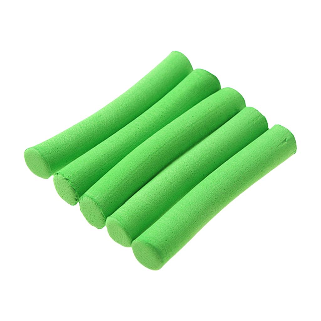 5Pcs Light Weight Fishing Foam Sticks Reusable Foam Rods Portable Cylinder Foam Sticks for Pond River Easy To Use