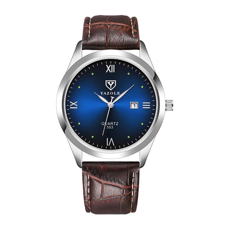 Top Brand New Men's Watch Calendar Luminous Student Watch Men's Fashion Business Watch
