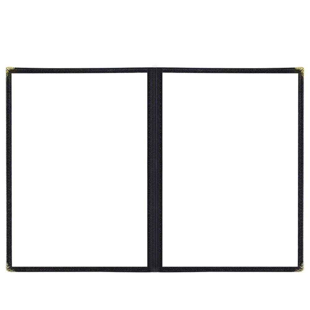 Transparent Menu Cover Foldable a4 Document Holder Waterproof Menu Paper Holder  DIY Menu Making