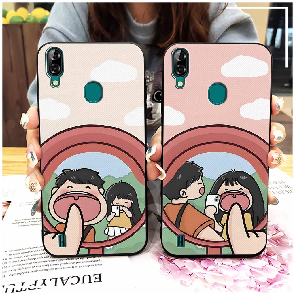 Soft case Anti-dust Phone Case For Blackview A60 Pro Protective Couple TPU Graffiti Back Cover Cute Fashion Design
