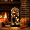 Halloween Glass Decorative Light with Glowing Effect for and Holiday Decor
