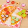 Kids Pizza Cookie Set Cutting Toy Simulation Wooden Pizza Dinette Child Toy Kitchen Pretend Play Food Cooking Kitchen Funny Toys