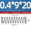 Spring Steel Pressure Return Spring Assortment 0.3/0.4mm Wire Dia 5-20mm Length for Hobbyist Craft Making Projects