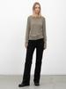 ATELIER NAIN Essential Round Neck Soft Slim Tee(T-7134)
