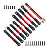 8 Pieces RC Toe Links Pull Rod Accessories Aluminum Alloy Steering Link Push Hops up for