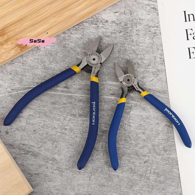 S-1Pc 5/6/8 Inch Professional Side Cutting Pliers - Cable Wire Burrs Nipper for Electricians DIY Repair Hand Tool Accessory