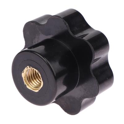 M5 M6 M8 M10 M12 M16 Plum Bakelite Hand Tighten Nuts Handle Thread Star Mechanical Black Thumb Nuts Clamping Knob Manual Nuts
