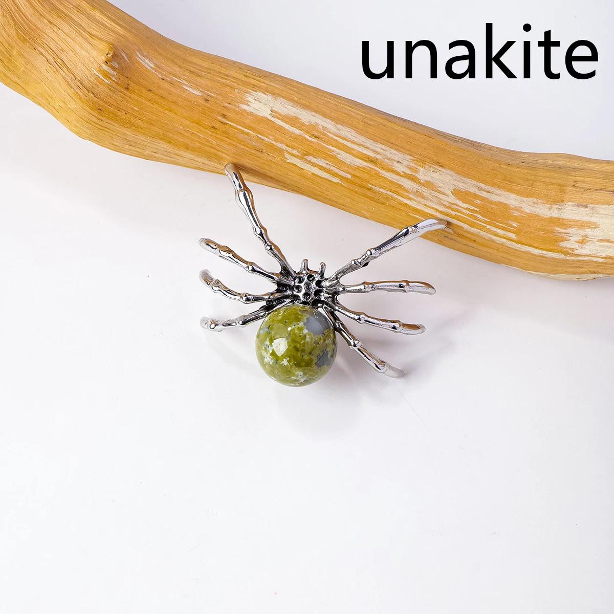 

1 шт. Натуральный хрустальный шар Паук Орнамент Украшение для дома Хрустальные поделки Подарок на Хэллоуин Праздничные украшения для вечеринки 1pc