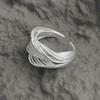 Xiaomi 925 Sterling Silver Rings for Women Couple Minimalist Handmade Simple Shinning Lines Ring Party Jewelry Gift Prevent Allergy