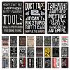 Funny Sarcastic Vintage Metal Posters Tin Signs Decor Retro Plaque Metal Plate Home Wall Art Decor for Bar