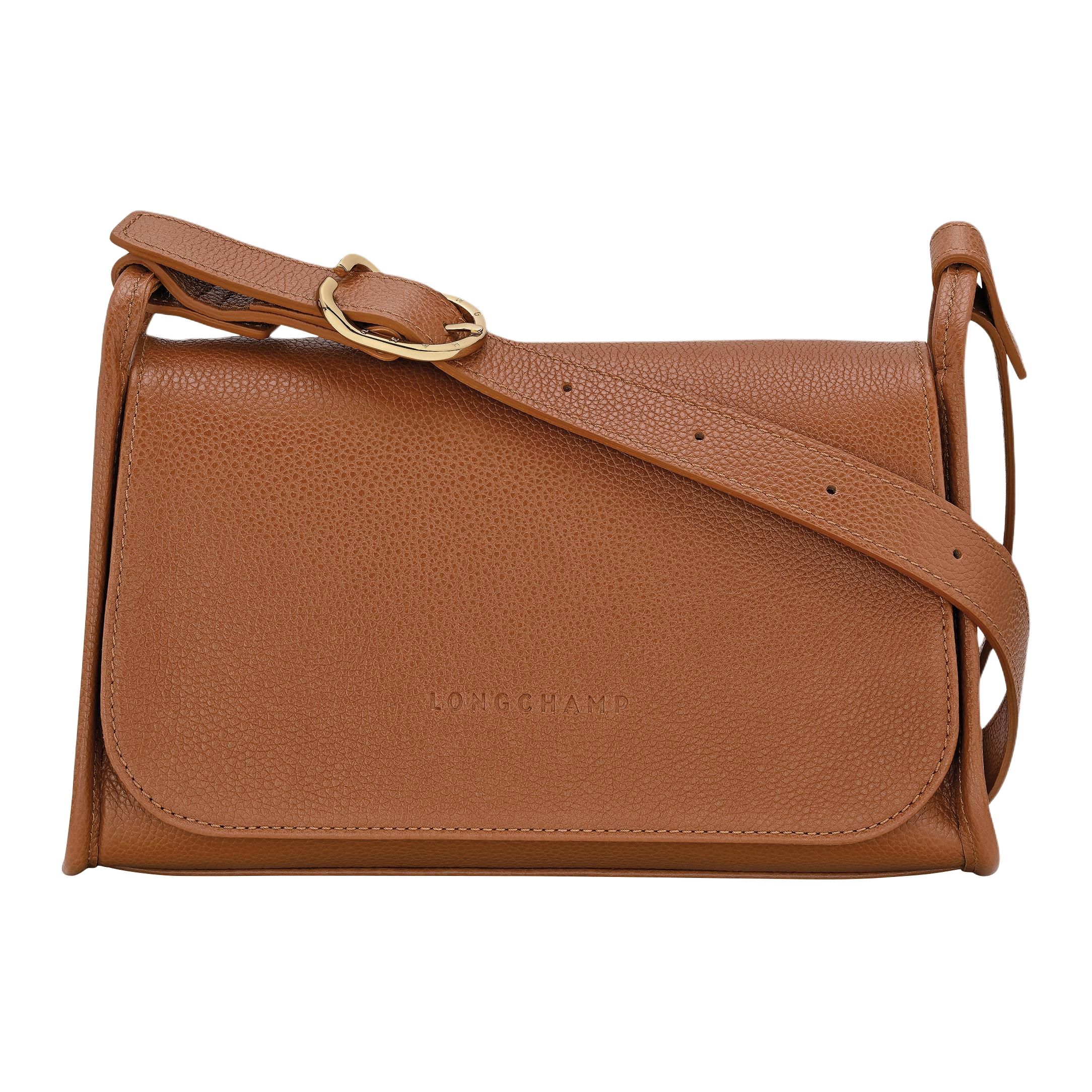 

Longchamp Le Foulonné Magnetic Closure Adjustable Shoulder Strap Leather Shoulder Bag Medium Women Shoulder Bag Caramel 10297021121 Basic Set (Bag+Dust Bag)