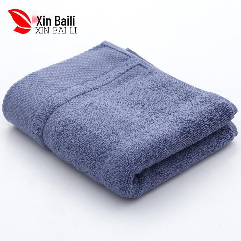 Long-Staple Thick Cotton Towel Set for Hotels with Custom Logo Option
