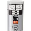 Pentel mechanical pencil lead Einstein lead C273-2B 0.3mm 2B