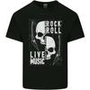 Rock N Roll Live Music Skull Guitar Kids T-Shirt Childrens