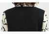 Stylish Printed Bow Tie Chiffon Top for Middle-Aged and Elderly Women – Loose Fit, Long-Sleeved, Plus Size