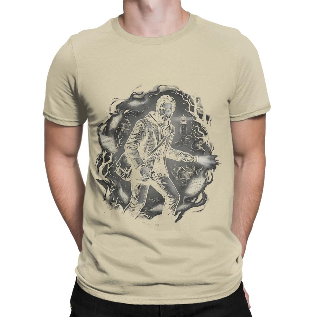 Alan Wake Bright Falls Autore Grafica Divertente Maglietta 100% Cotone Alan Wake 2 Top Magliette Per Unisex