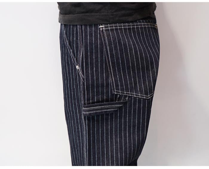 Kojima Jeans KOJIMA GENES Painter 13oz Wabash Made in One Pants, Denim, Japan, Men's, Wash, RNB-1413-Wabash-36