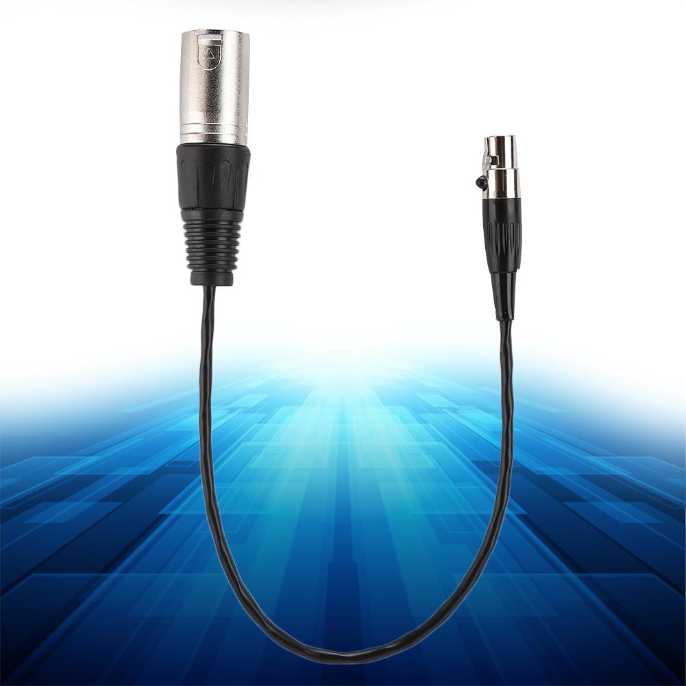 Full Copper Casing Mini XLR 3pin Female to Zinc Alloy Casing XLR 3pin Male Audio Cable