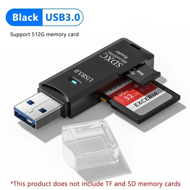 USB 3.0 Card Reader 2 In 1 USB 2.0 To SD Micro SD TF Memory Card Adapter For PC Laptop Accessories Flash Drive Card Reader
