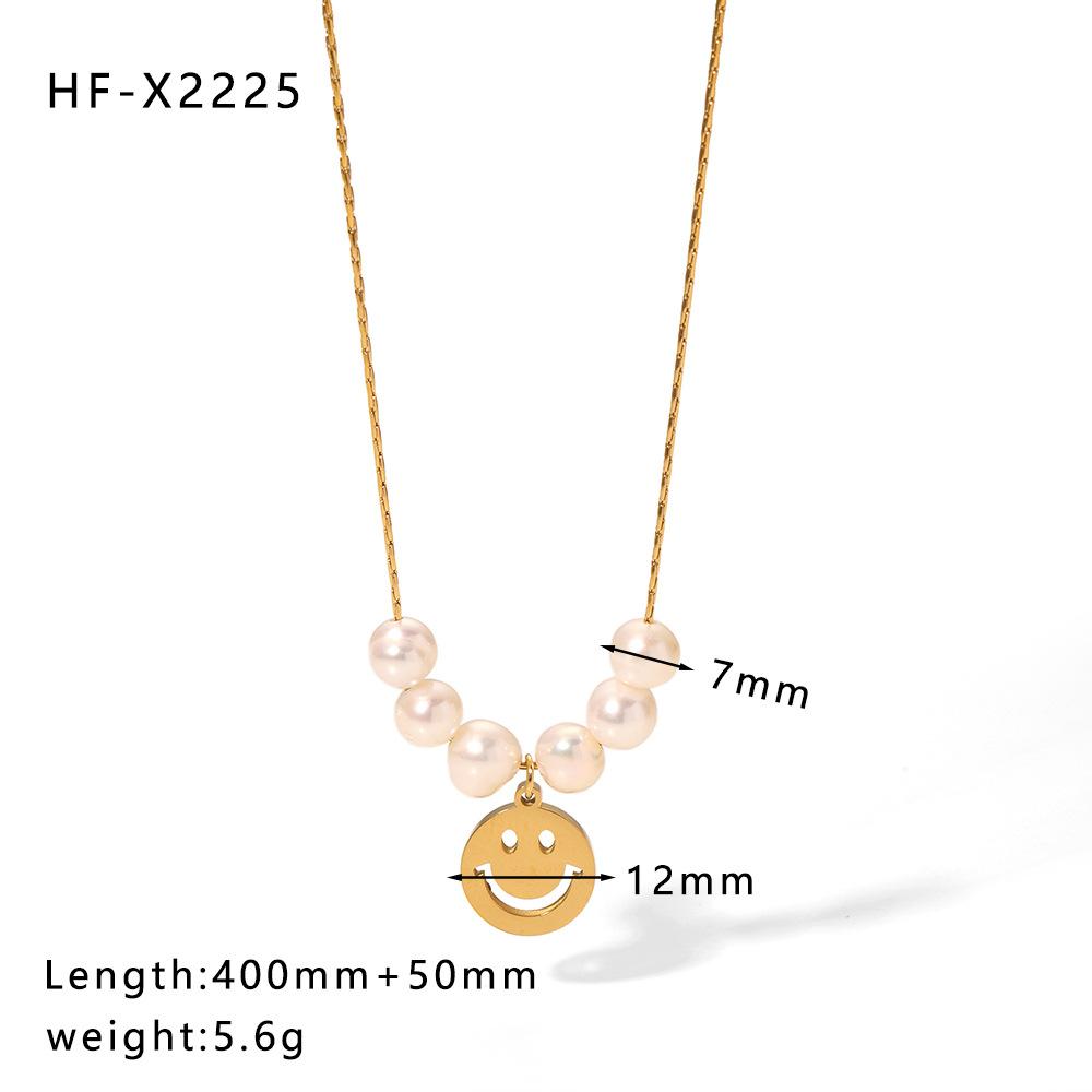 Stainless Steel Cat Eye Pendant Necklace For Women Gold Color Link Chain Neck Accessory