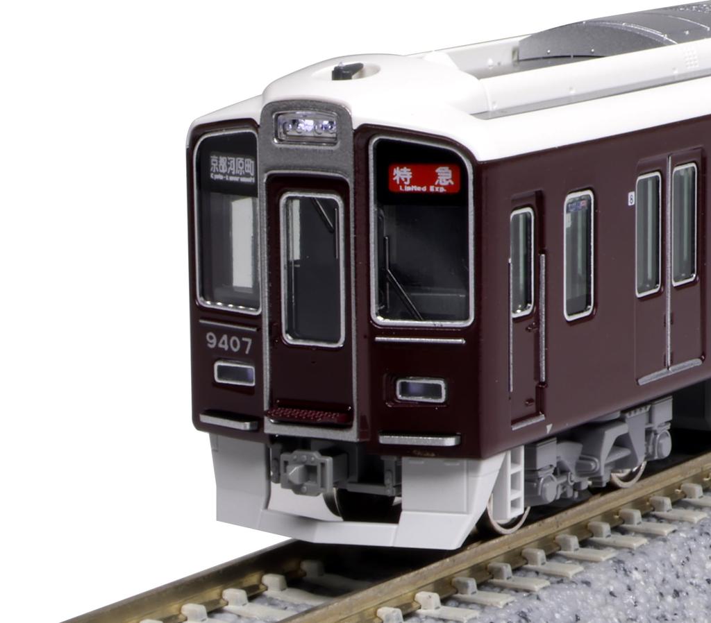 KATO N Gauge Hankyu Corporation 9300 Series Kyoto Line Basic Set 4 Cars Railway Model Train 10-1822