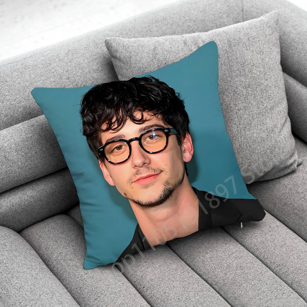 Throw Pillow Case For 30cm 40cm 45*45cm 50cm 55cm Square Sofa Pillowcase Shell M-Milo Manheim America Actor