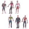 6 Pcs Walking Corpses Model Terror Zombies Kids Children Action Figure Toys Doll