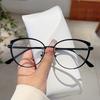 Women Cat Eye Glasses  New Fashion Multi-color Rim Blue Light Blocking Sweet Eyeglasses Trendy Stylish Design Eyewear