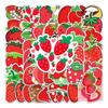 50 Strawberry Cartoon Stickers for Laptop, Car, Scooter, and Luggage