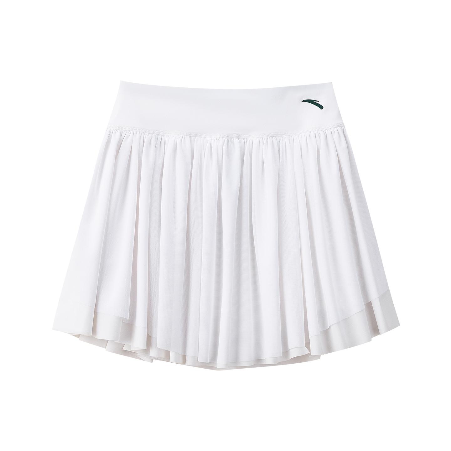 Anta Comfortable Versatile Knitted Casual Skirt Women skirts Snow-White 962627213-1 M