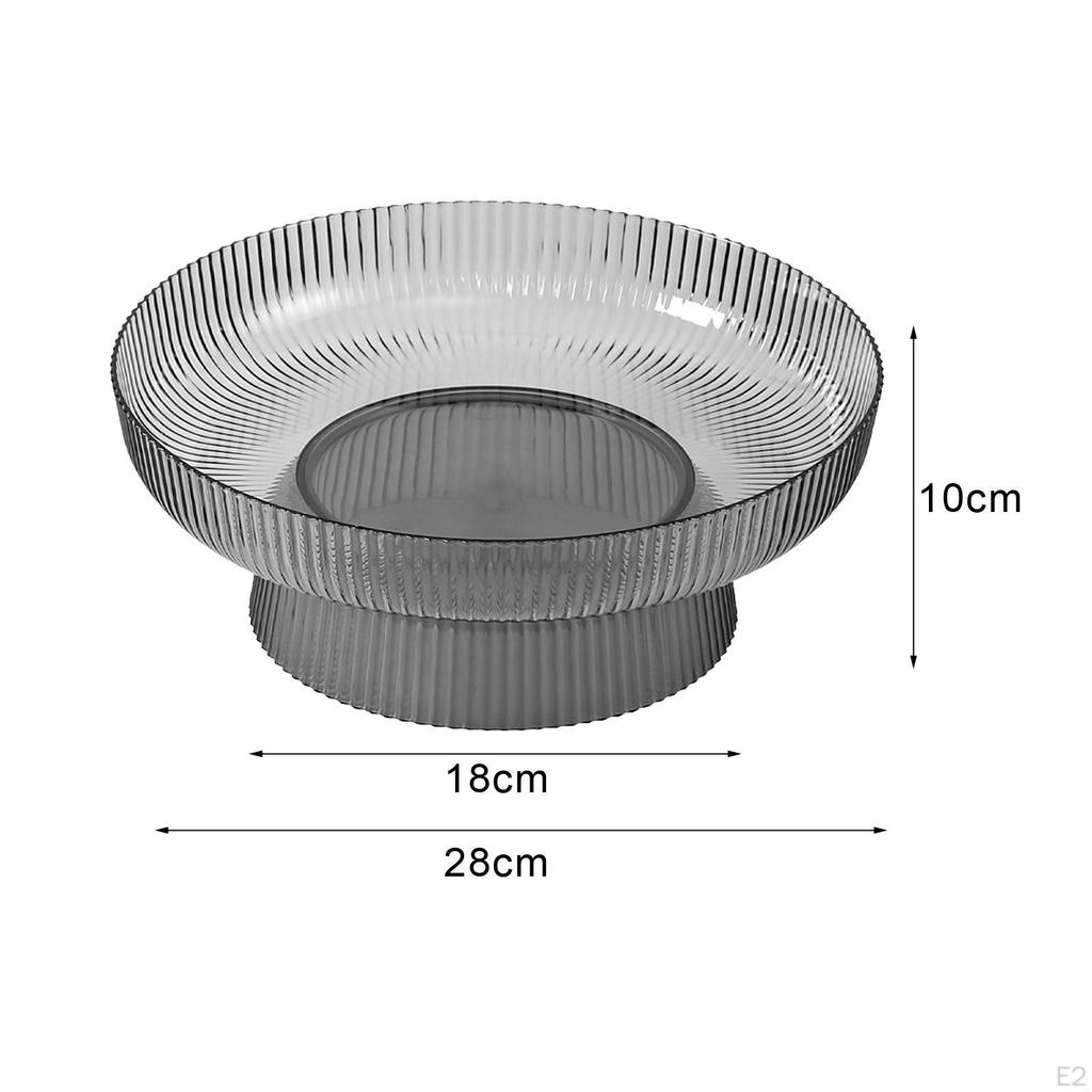 Decorative Pedestal Bowl Dessert Display Stand Storage Baskets Organization Dish Holder for