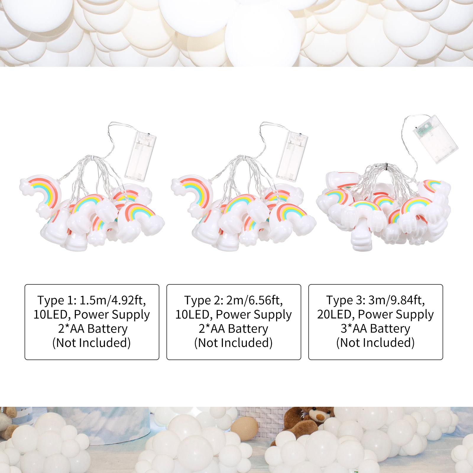

5FT 10LED String Lights Christmas Decorative Fairy Lights LED ing Lights Always On Light Mode for Festivals Easter Carnival Parties