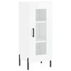 VidaXL Buffet White Glossy 34.5x34x90 Cm Engineered Wood 828806
