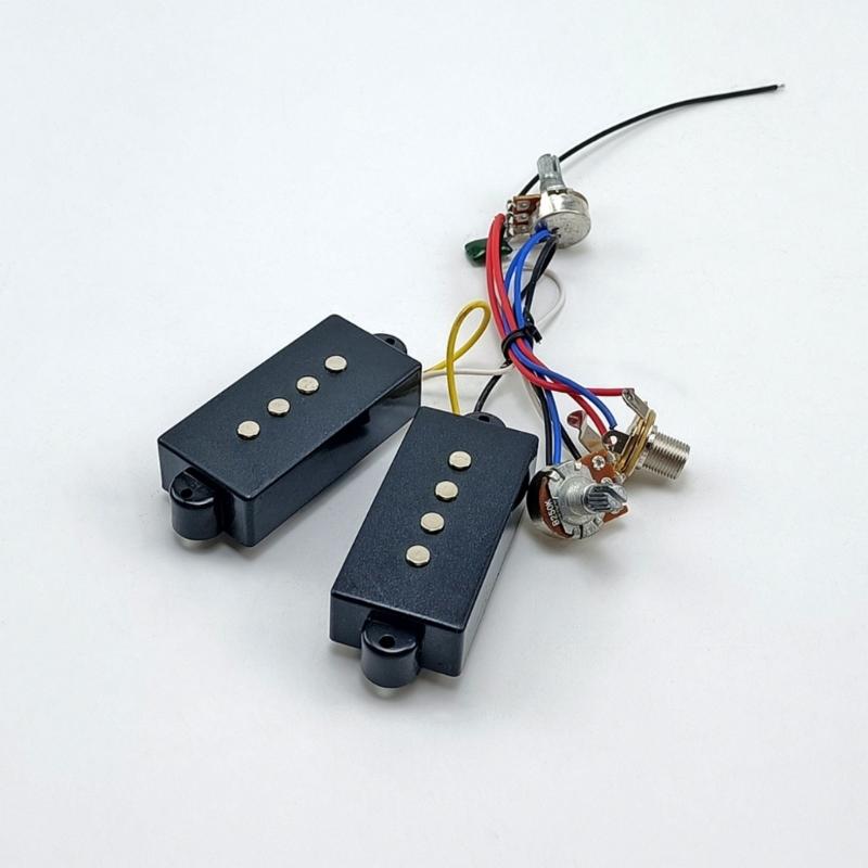 Bass Preamp Wiring Circuit Pickup 4 Strings Electric Bass Pickups Tone Control Wiring Harness Bass Pickup Easy to Use