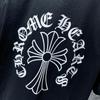 8010 CHROME HEARTS 2026 Summer New High Quality Cotton Round Neck Loose Large Size Men's and Women's T-shirt Couple T-shirt