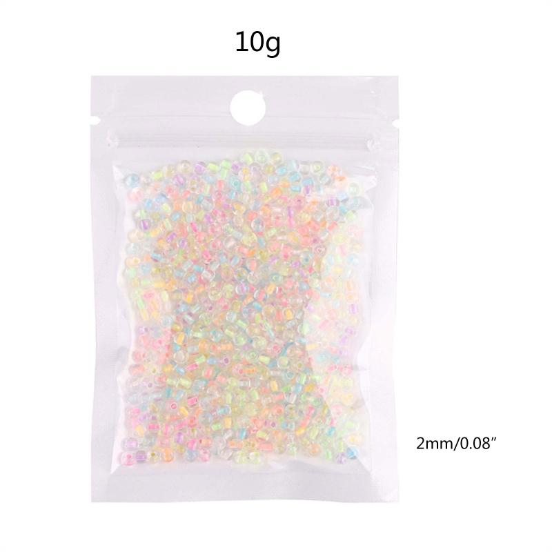 660Pcs Luminous Bead Glow in The Dark UV Bead Color Changing Reactive for Pony Bead Acrylic Glowing Beads for DIY Bracel