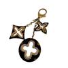 M65087 Bag Charm Leopard Flower Tortoiseshell Pattern Acetate Bijou Sack Insolence Key Ring Gold Acetate Used