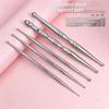 Facial Massage Support Pen with Stainless Steel Double Head Design for Reflexology