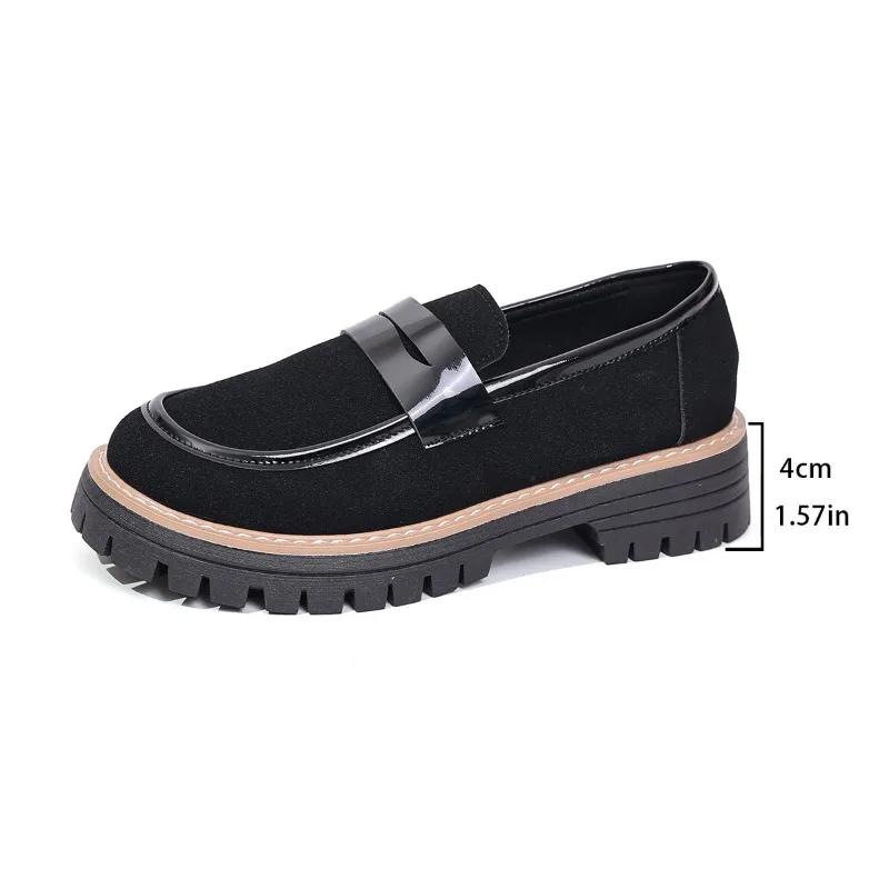Fashion Female Shoes on Sale 2025 Loafers Women's High Heels Concise Office & Career Pumps Women Round Toe Plus Size Slip on Shoes Women