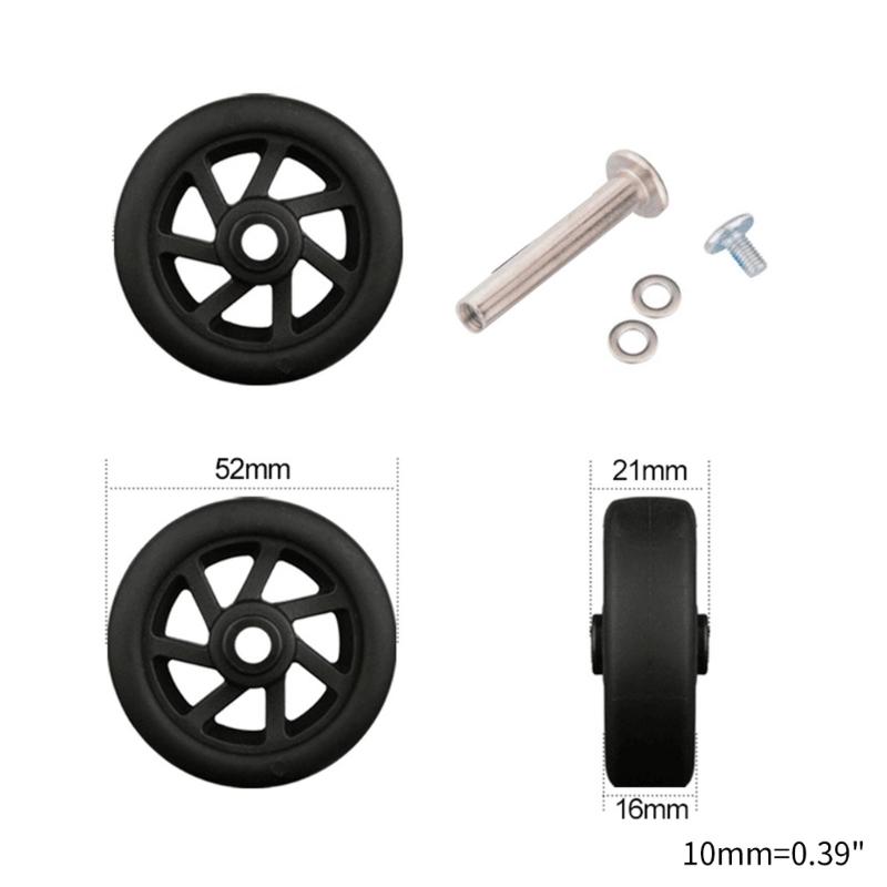 Mute Luggage Suitcase Replacement Wheels Wear-Resistant Suitcase Wheels Luggage Suitcase Wheels Suitcase Spinner Wheels