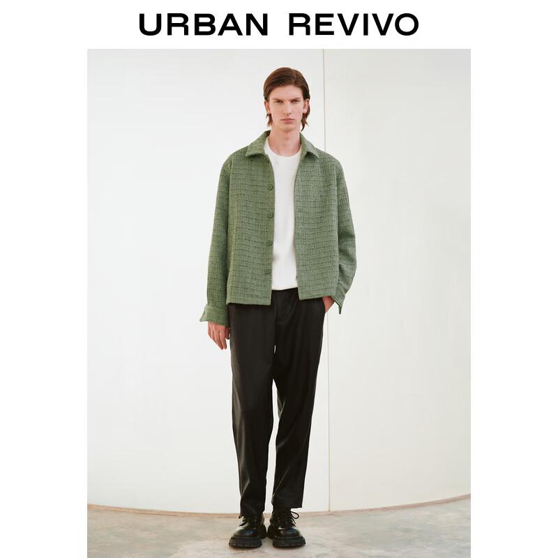 UR Men's Textured Loose Fit Jacket