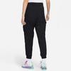 Nike Icon Solid Color Elastic Drawstring Large Pocket Woven Straight Leg Sports Pants Women Pants Black DD2071-010