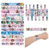12/24 Stück Gabby's Puppenhaus Slap-Armband Niedliches Cartoon-Armband Weihnachtsstrumpf-Füller Geburtstagsfeier-Mitgebsel Schulpreise