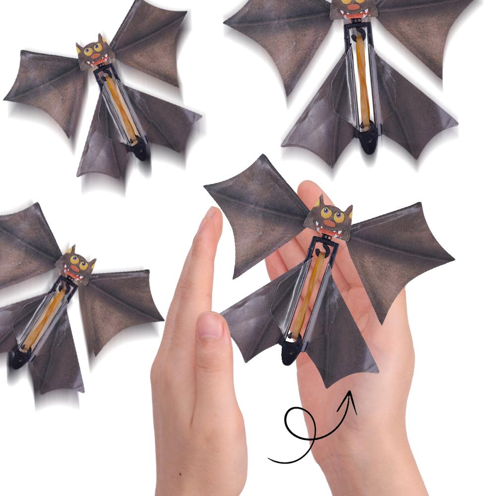 1/5 Stück Magische Fliegende Schmetterlinge Aufziehspielzeug am Himmel Lesezeichen Grußkarten Gummibandbetrieben Kinder Requisiten Überraschung Fledermaus Geschenk
