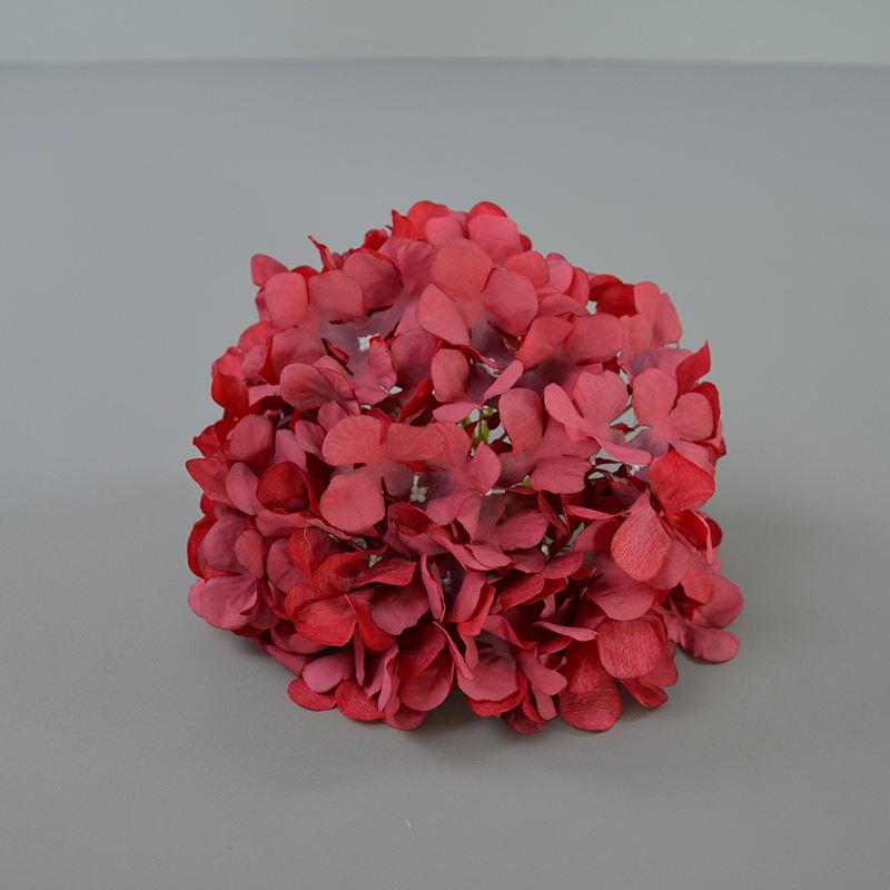 Artificial Flowers Wholesales Silk Large Size Party Decoration European Hydrangea Flowers Heads Artificial Flowers