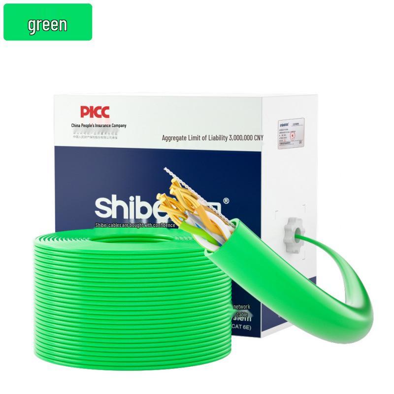 Seebest Shielded Gigabit Network Cable Cat5e/Cat6/Cat6a, Oxygen-Free Copper, POE, 305m