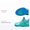 Li Ning Sonic 10 V1 Tlumící Odolné Středně Vysoké Basketbalové Boty Dětské tenisky Fluorescenčně-Jadeitově-Zelená YKBS022-3