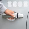 5pcs Invisible Car Door Handle Film Protective Scratches Protector Accessories Transparent White TPU Anti-scratch Stickers