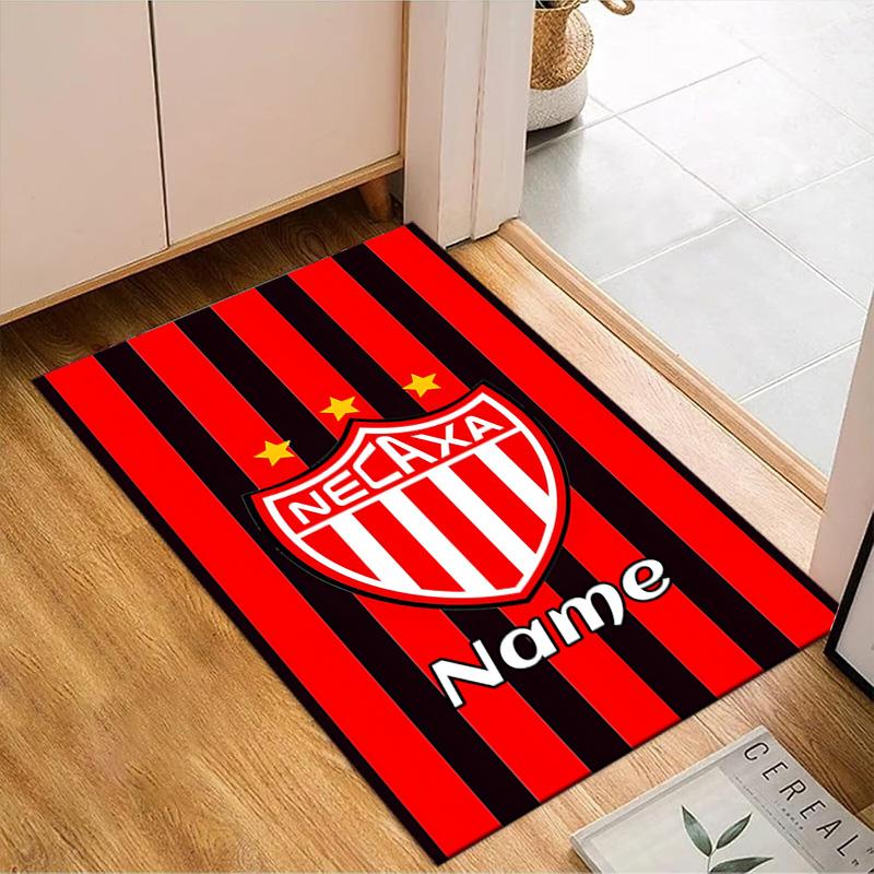 Custom Name Necaxa Football Design Rug Game Carpet, Floor Mat for Bedroom Living Room Entryway Rug, Home Decor Idea Gift for Christmas birthday